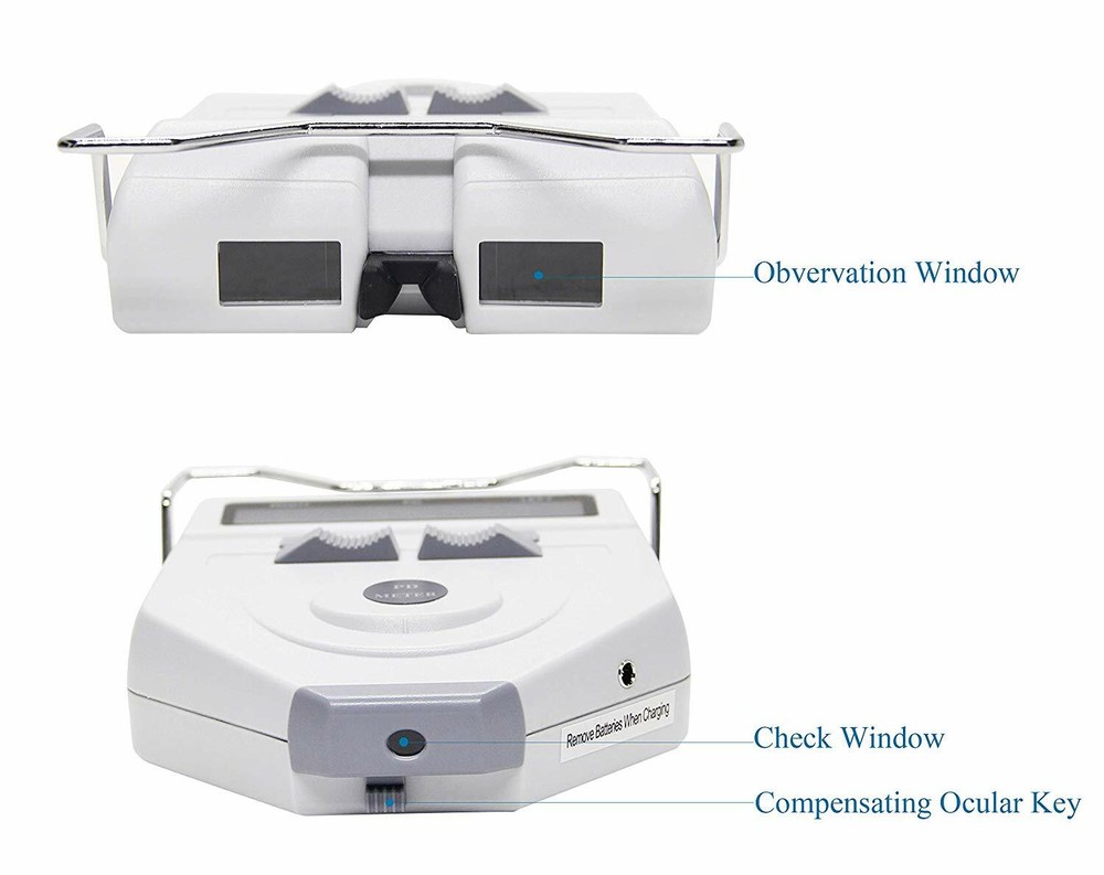 Digital PD Ruler Pupillometer P.D. Meter Optometry Tools Double Power Supply