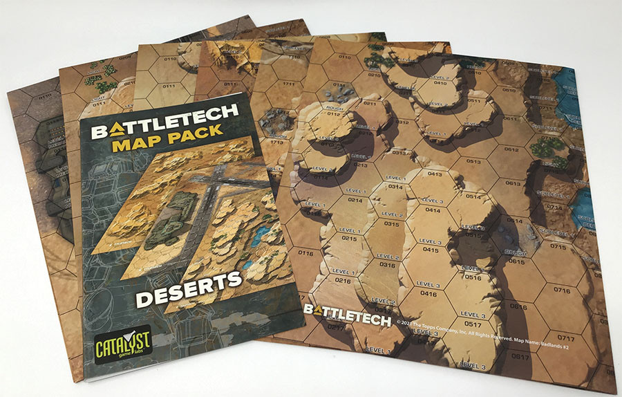 Map Pack - Deserts Battletech Miniatures Game Catalyst Game Labs
