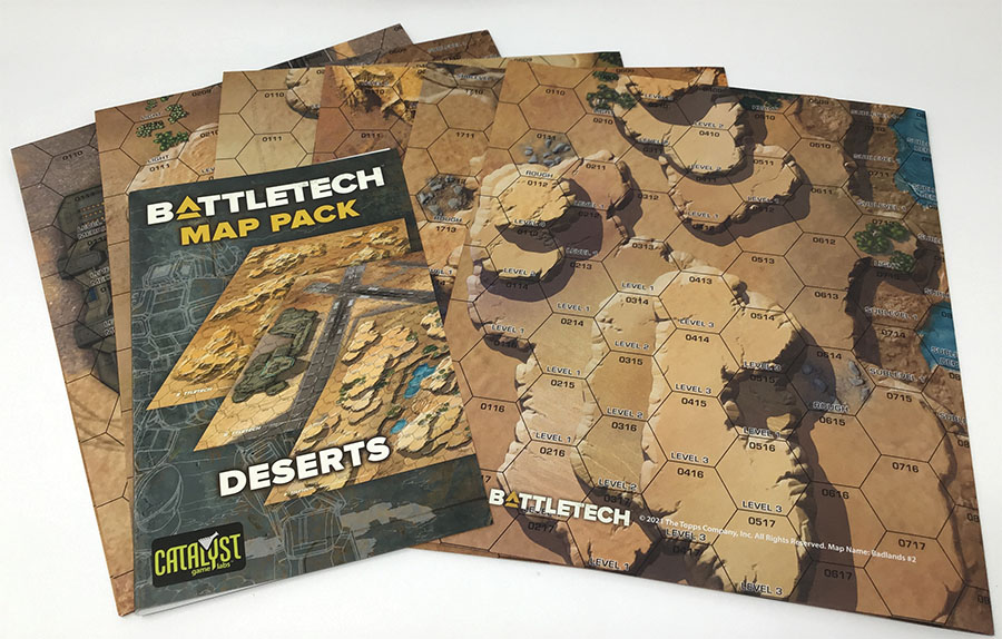 Map Pack - Deserts Battletech Miniatures Game Catalyst Game Labs