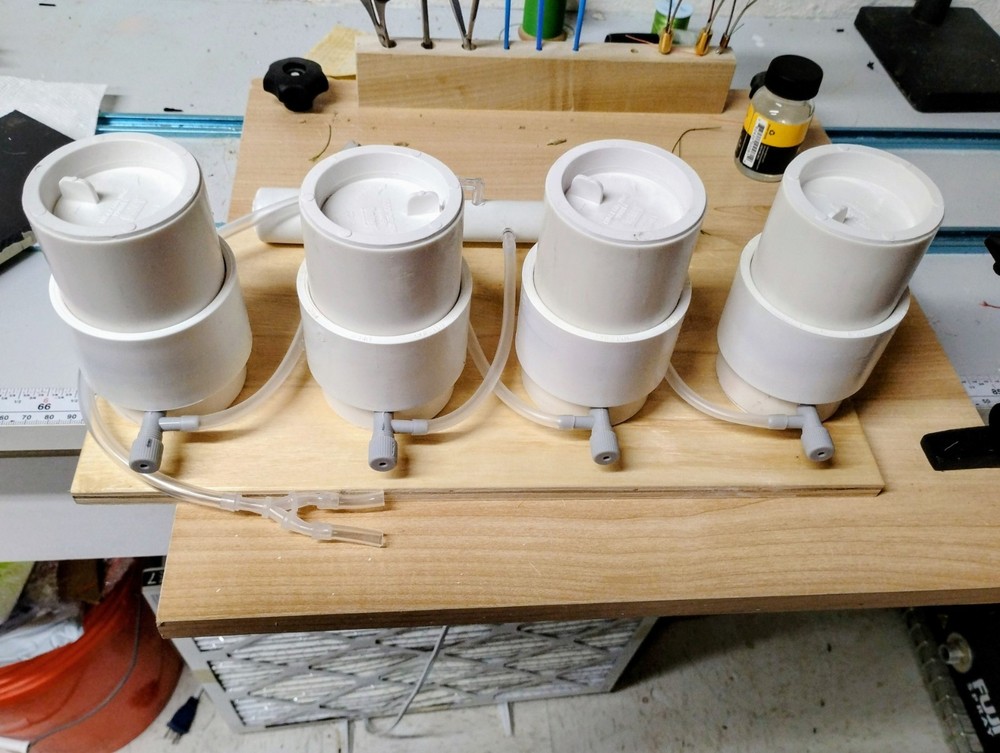 4 cup multi powder paint float beds