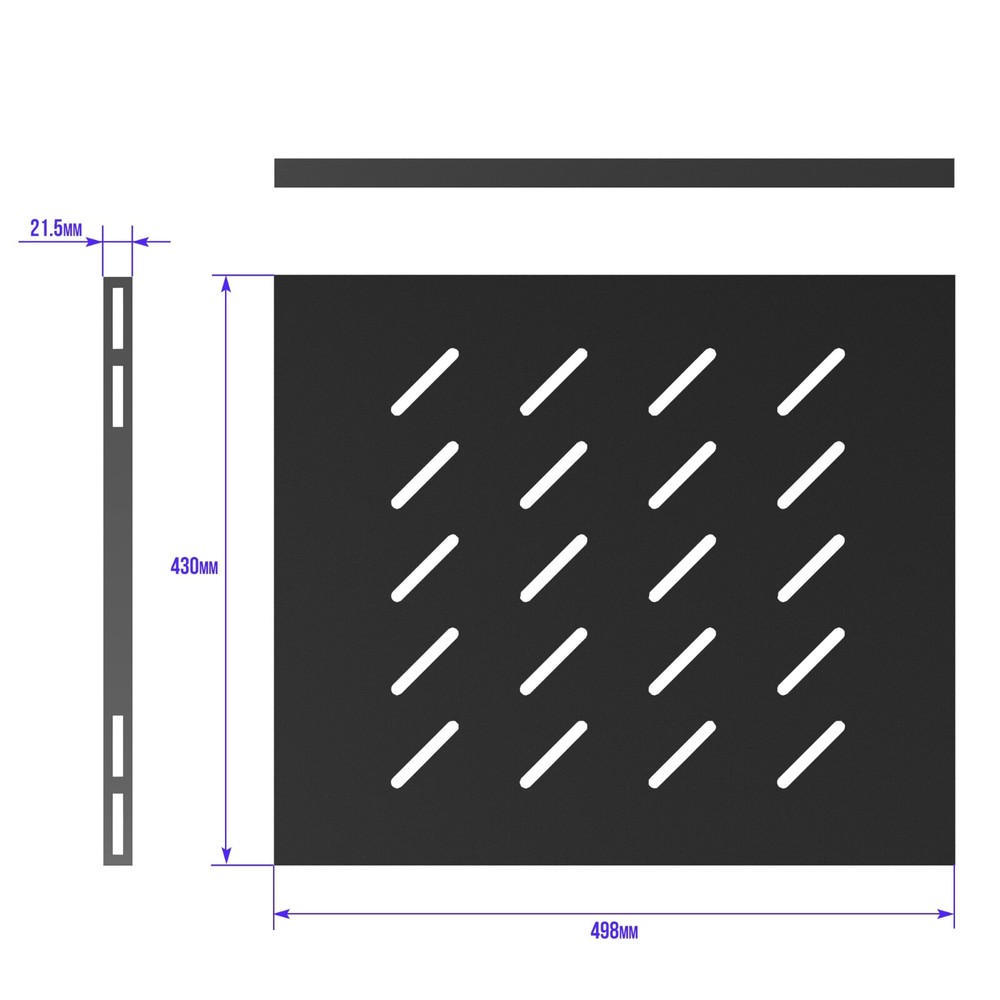 Server Rack 22U Enclosed 24-Inch Deep Cabinet Locking Networking Data Enclosure