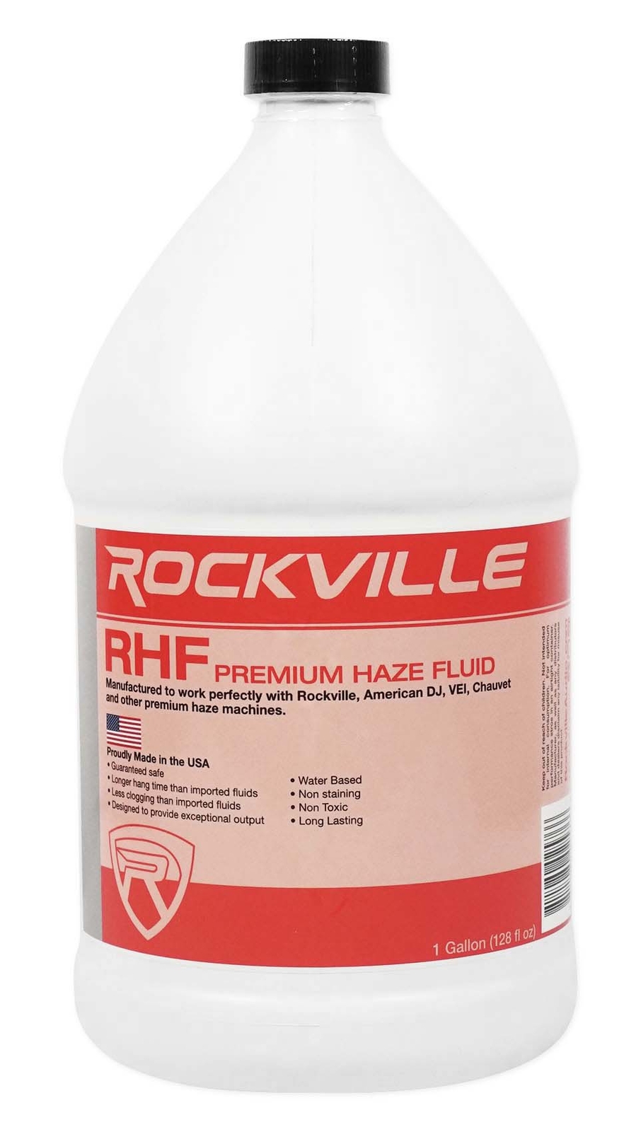 (2) Gallons Rockville RHF Water-Based Haze Machine Fluid Juice No-Clog