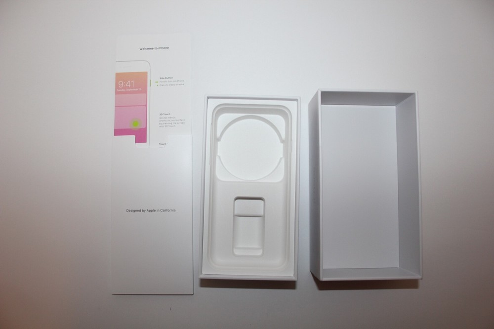 Apple iPhone 8 Silver 64gb WHITE EMPTY BOX ONLY Replacement Storage Box