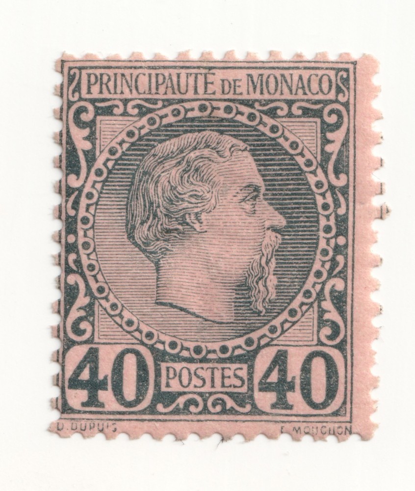 Monaco 1885 40c - Mint MH