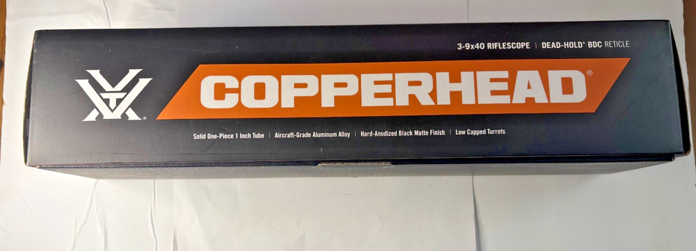 Vortex Copperhead 3-9x40 Dead-Hold BDC Riflescope Scope CPH-309
