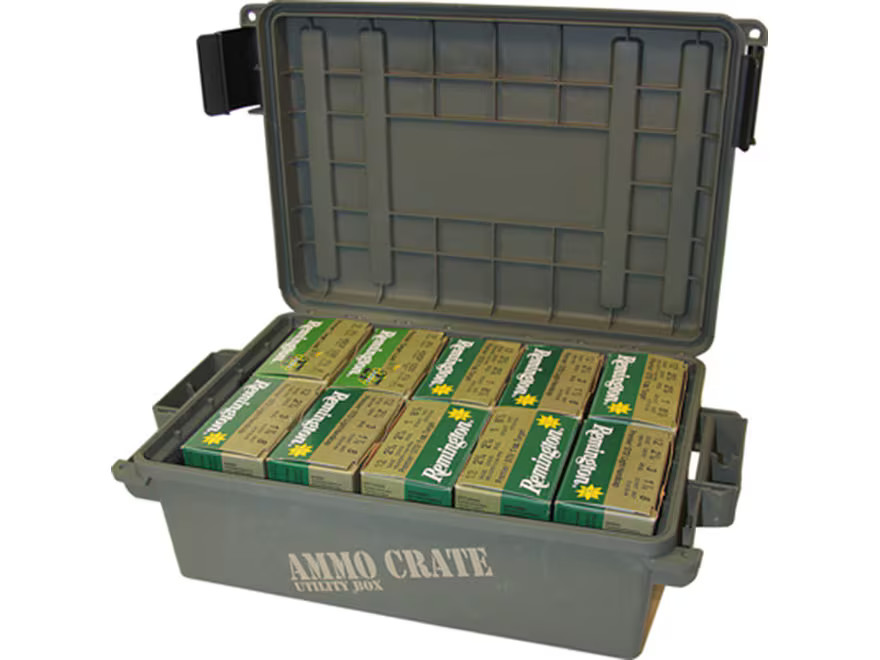 MTM Ammo Crate Polymer Army Green 4.8" Deep