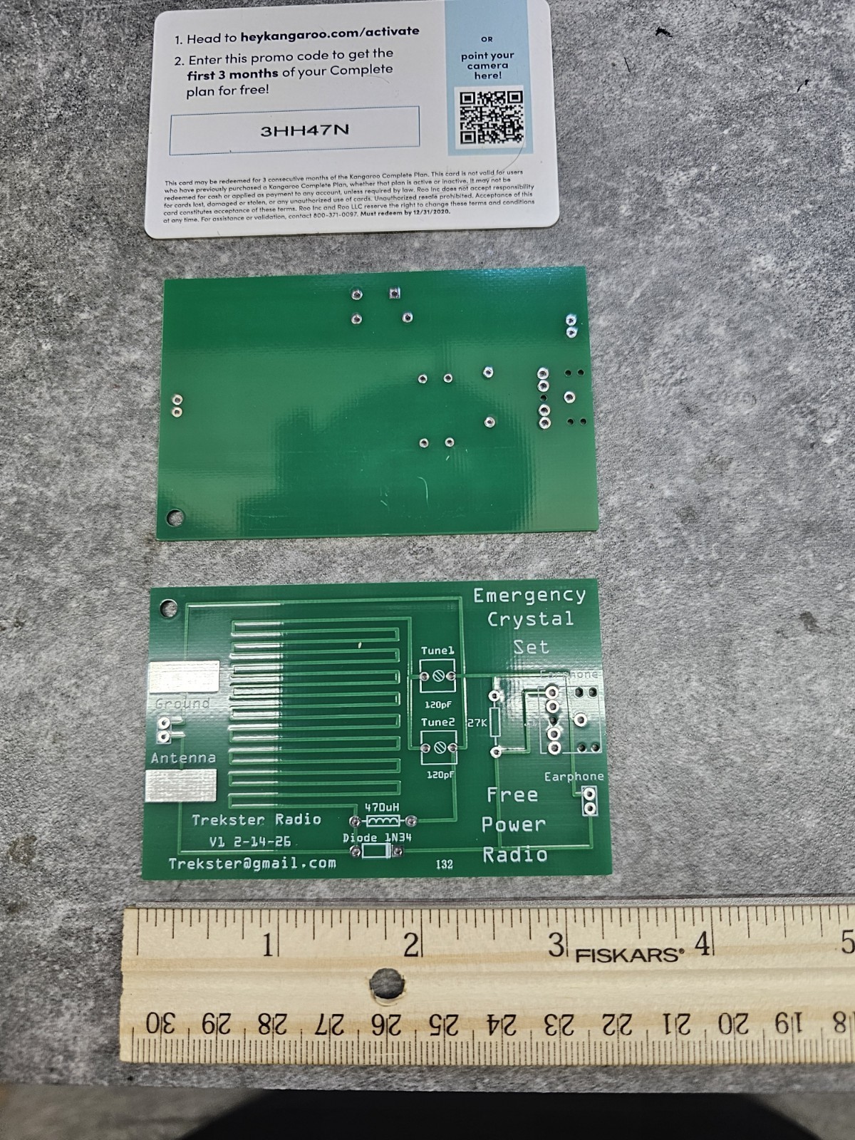 EMERGENCY CRYSTAL RADIO KIT - Build Your Own Crystal Radio !!!