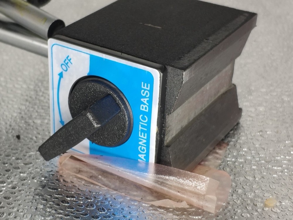 Dial indicator holder with Magnetic Base on/off switch.