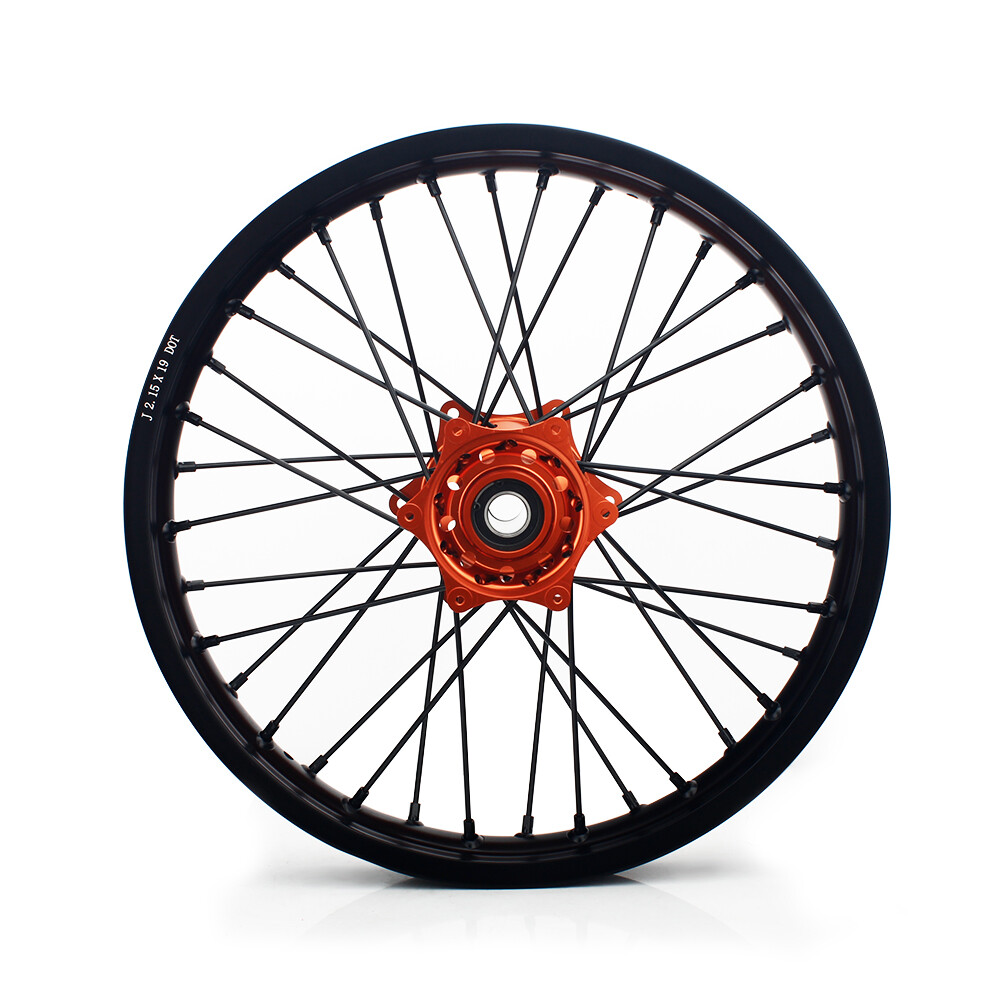 21'' 18'' Complete Wheels Set Orange Hub Rim 125-540 SX EXC SXF For HUSABERG 03+