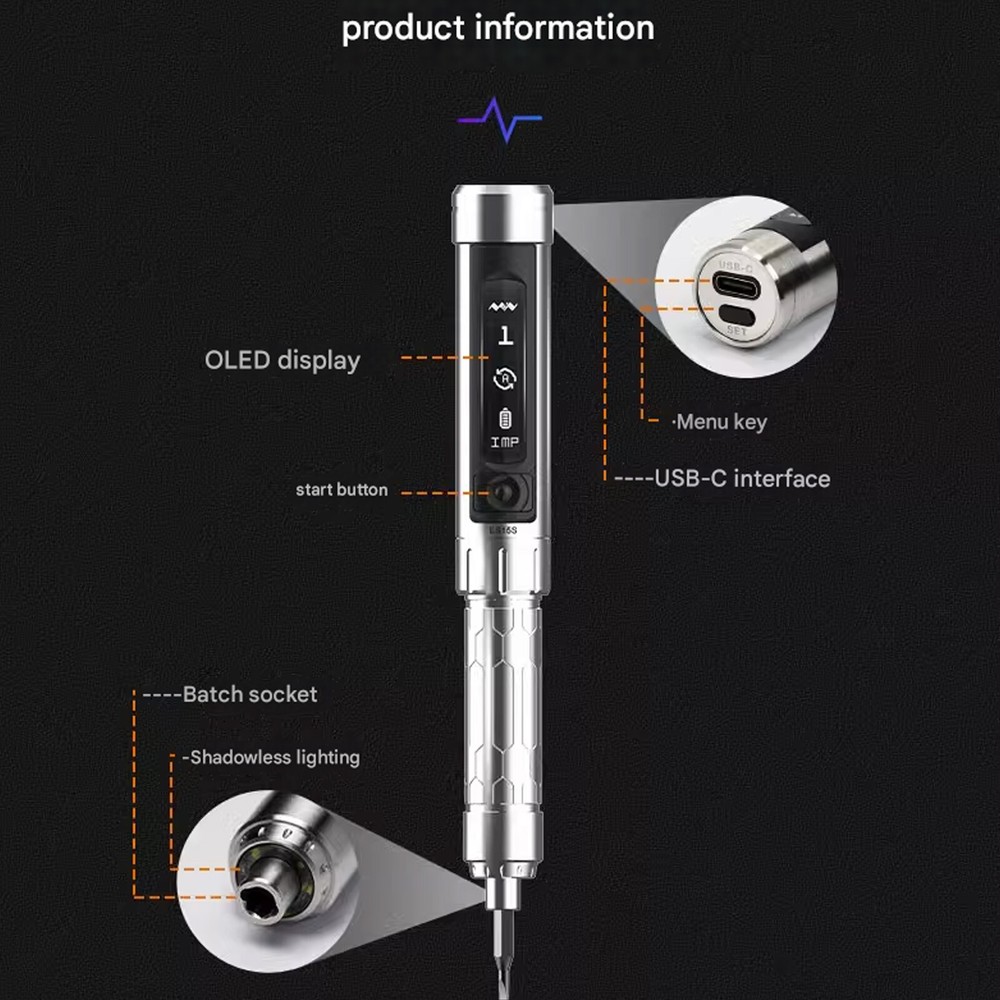 MINIWARE ES15S Electric Screwdriver Motion Control Intelligent Screws DriverVL