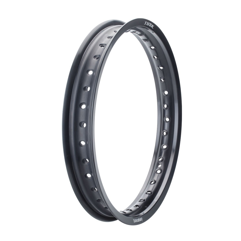 Tusk Impact Rim - Rear 36 Spoke Hole, 19 x 2.15 Black
