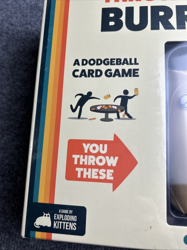 Throw Throw Burrito Card Game by Exploding Kittens Family Game Night New