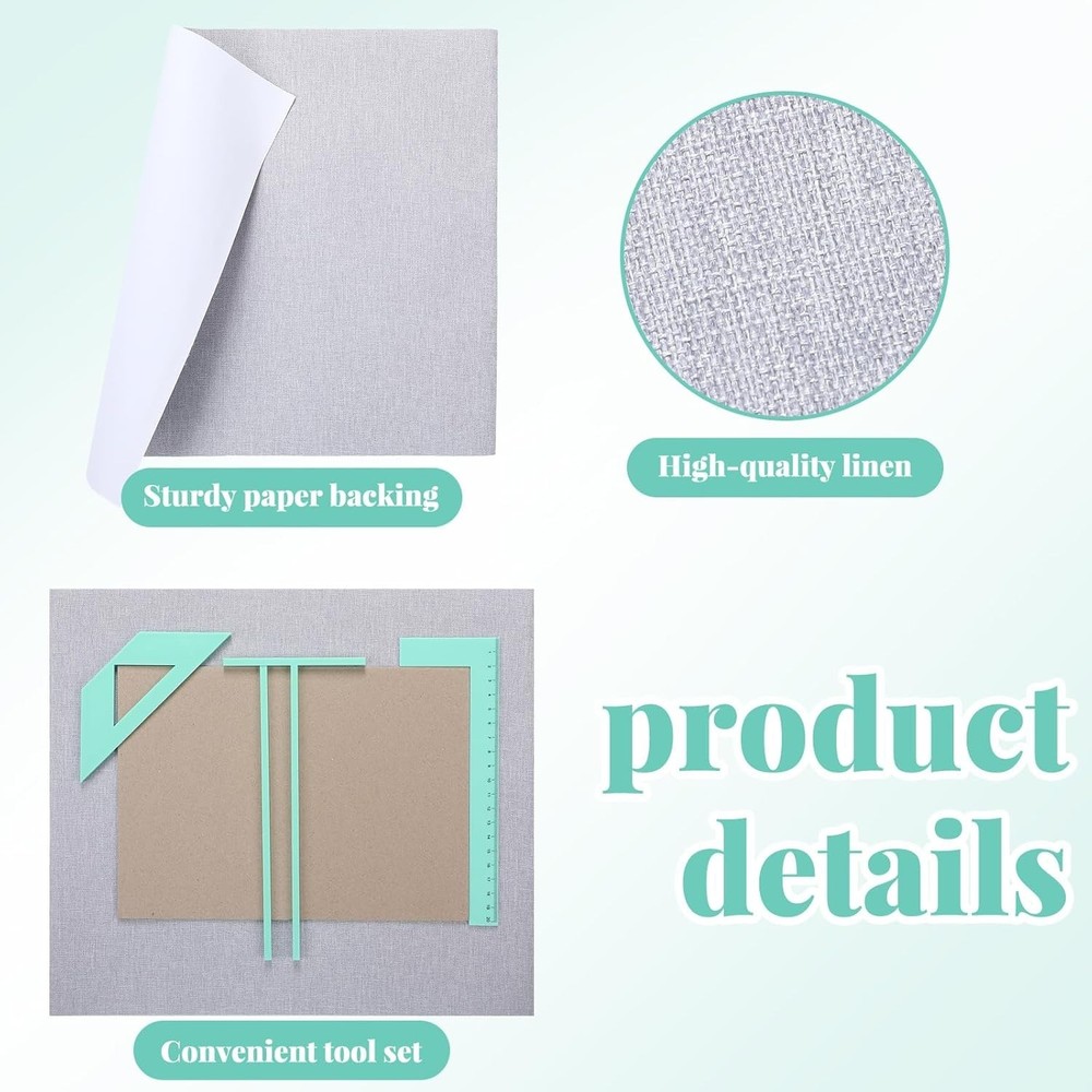 Complete Book Binding Kit: 34 Pcs Supplies