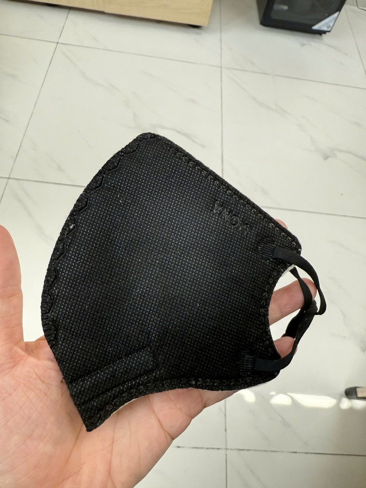 Used Black Face Mask – Single Layer Reusable Mask