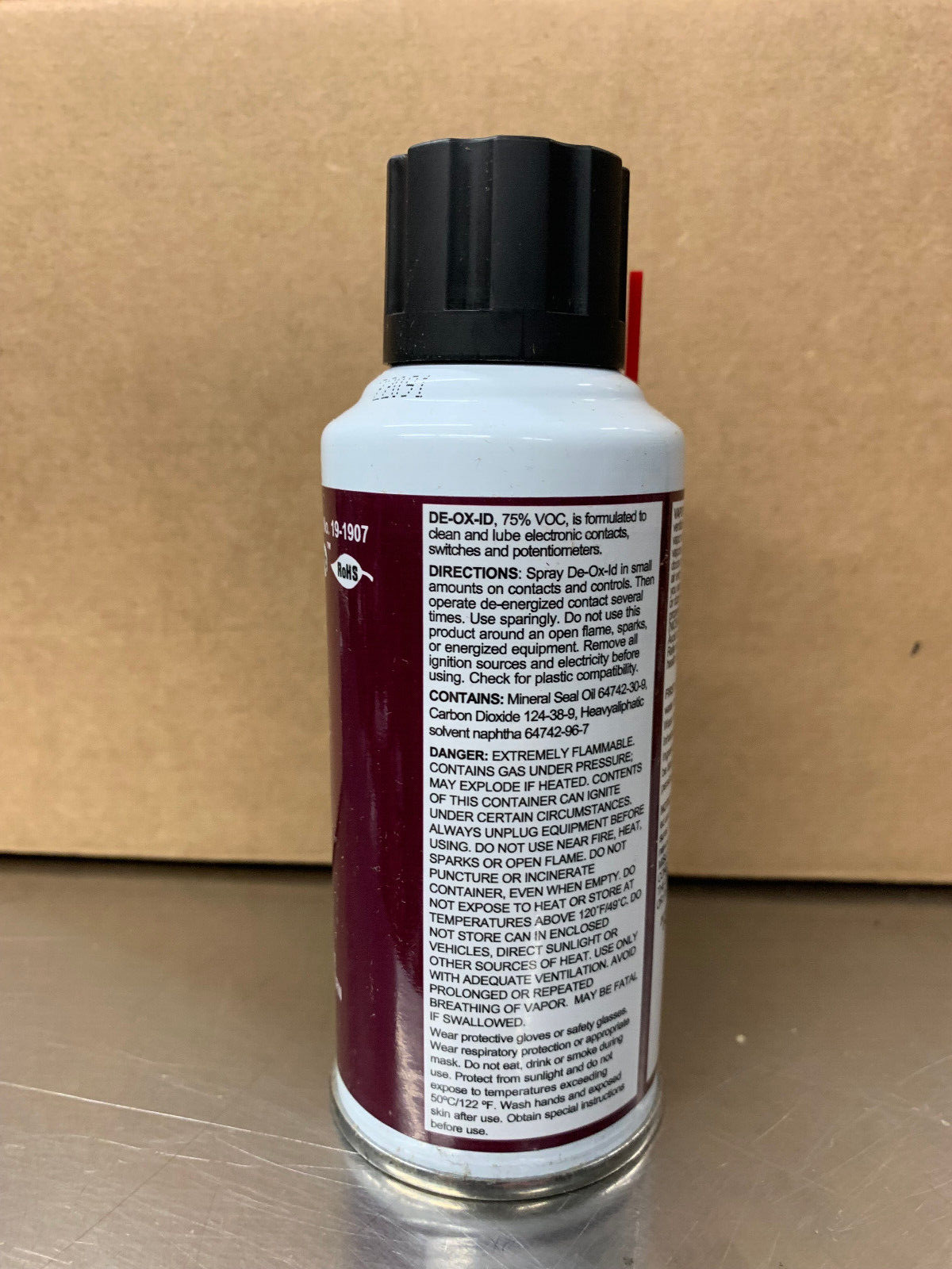 DEOXID Contact Cleaner/Deoxit-izer Spray, 4oz Aerosol, DE-OX-ID ships fast!!