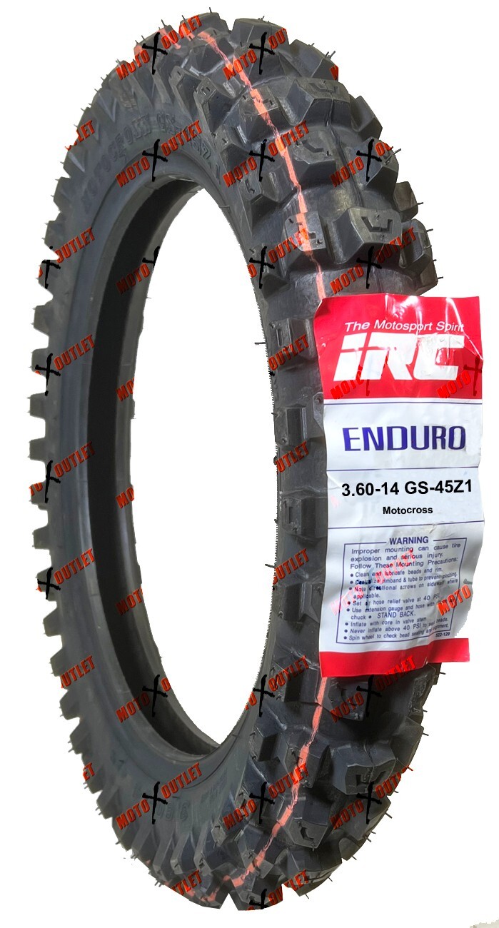 IRC 2.50-16 3.60-14 Tires Tubes Front Rear Tire Set GS45Z1 Motocross XR80 CRF80