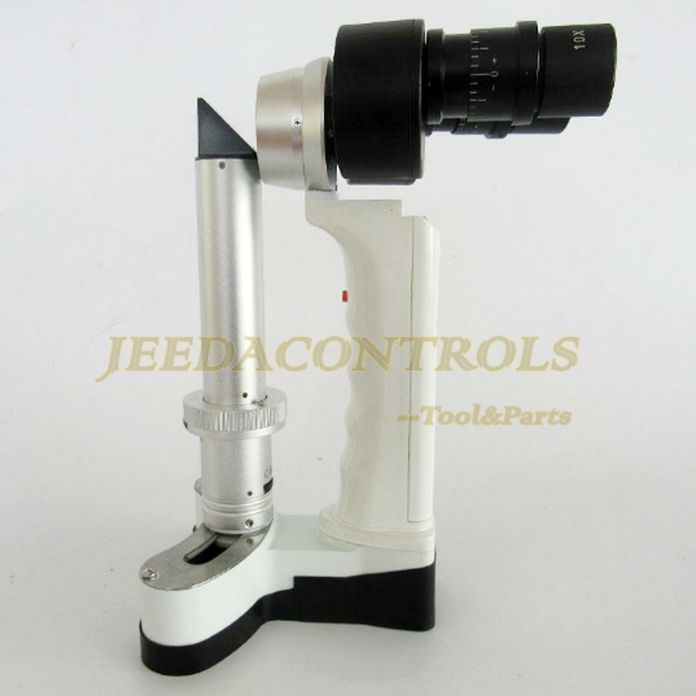 New Portable Hand Held Slit Lamp Microscope 5000 with Case CE Approval