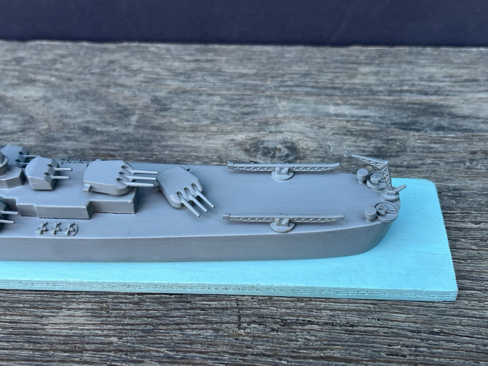 Vintage 1945 H.A. Framburg WW2 Recognition Model Fargo Class Cruiser U.S. CL