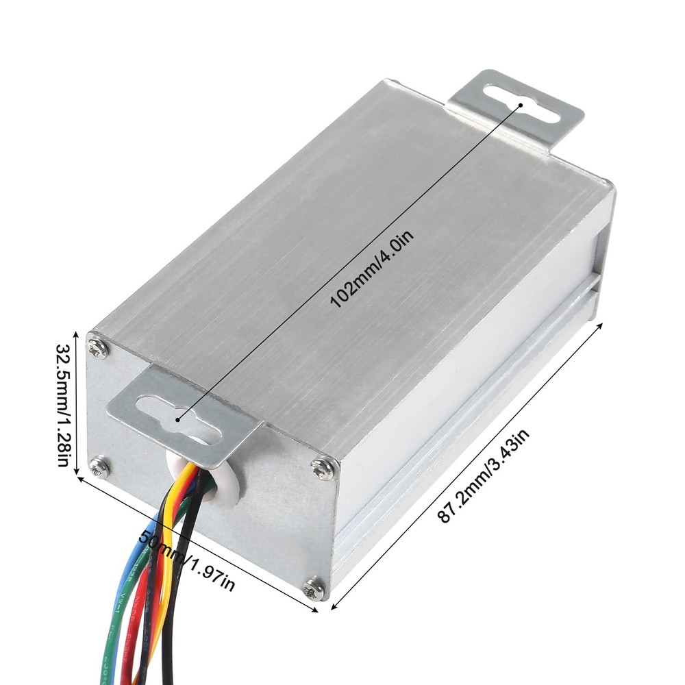 2pcs DC Motor Speed Controller, Brush Motor Driver Controls Module DC 9V-60V ...