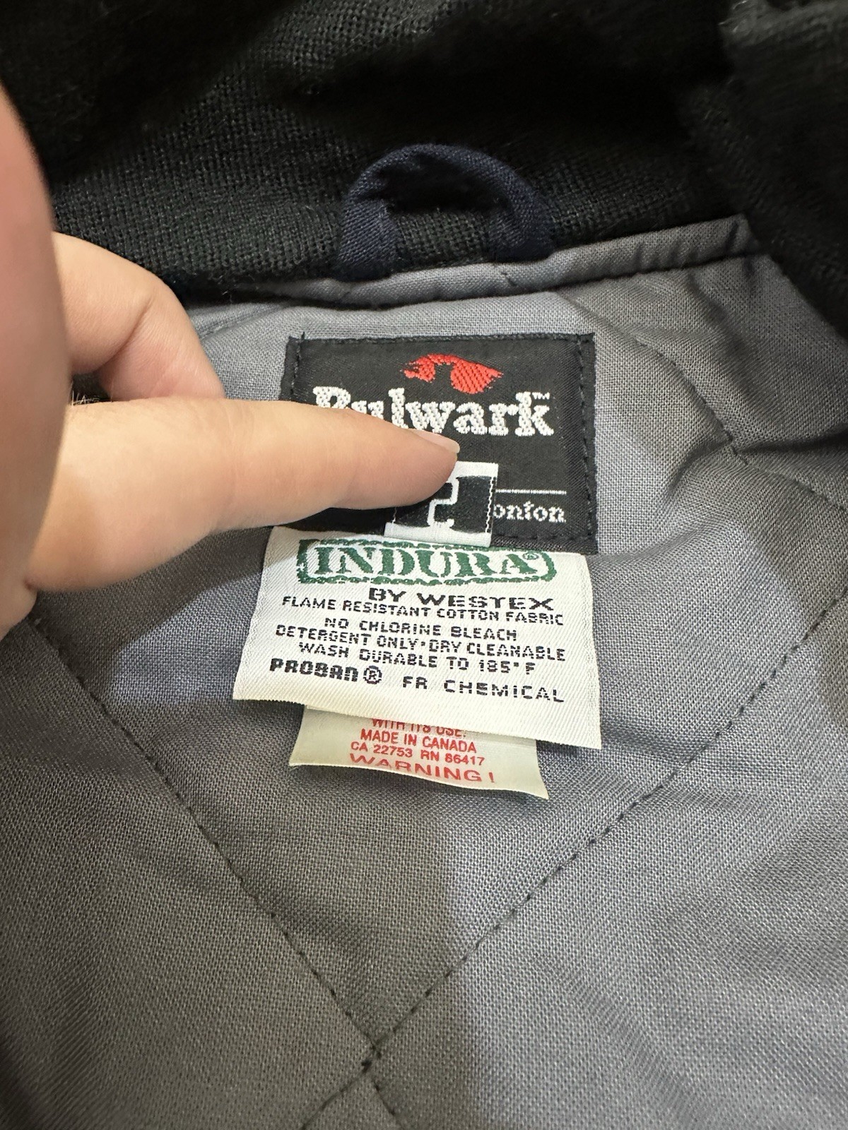 NEW Bulwark FR Flame-Resistant Workwear Men's Insulated Vest Zip Up Sz SMALL