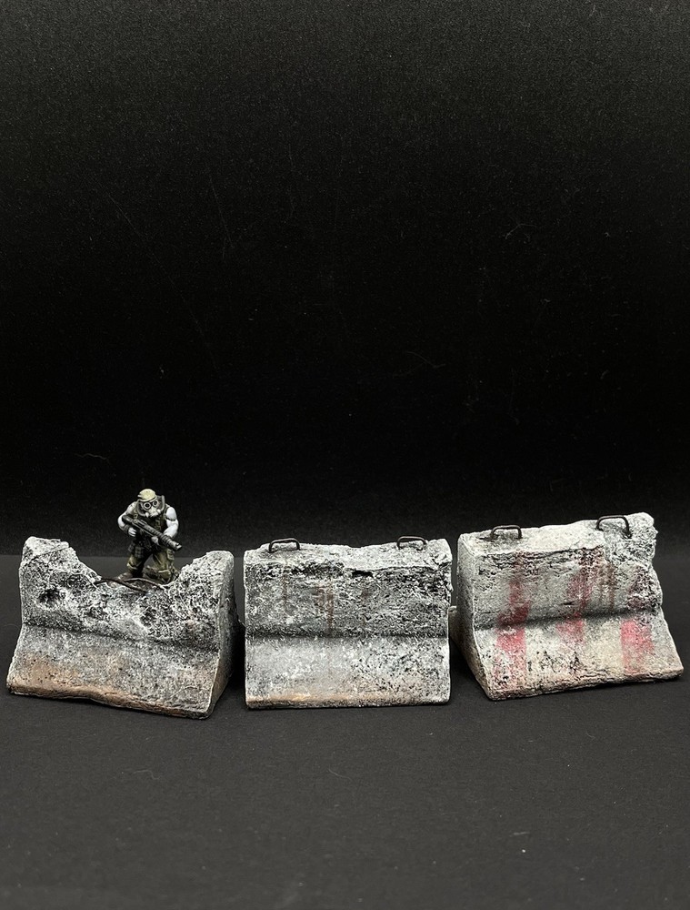 Wargaming Modular Concrete Barriers Terrain Compatible With warhammer40k