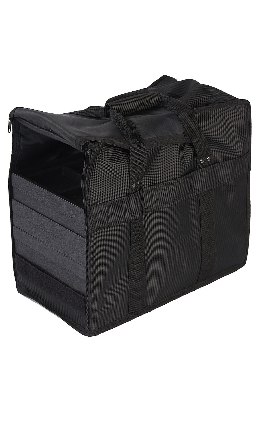 SSWBasics Black Jewelry Tray Carrying Case - 16"L x 9"W x 13”H - Durable