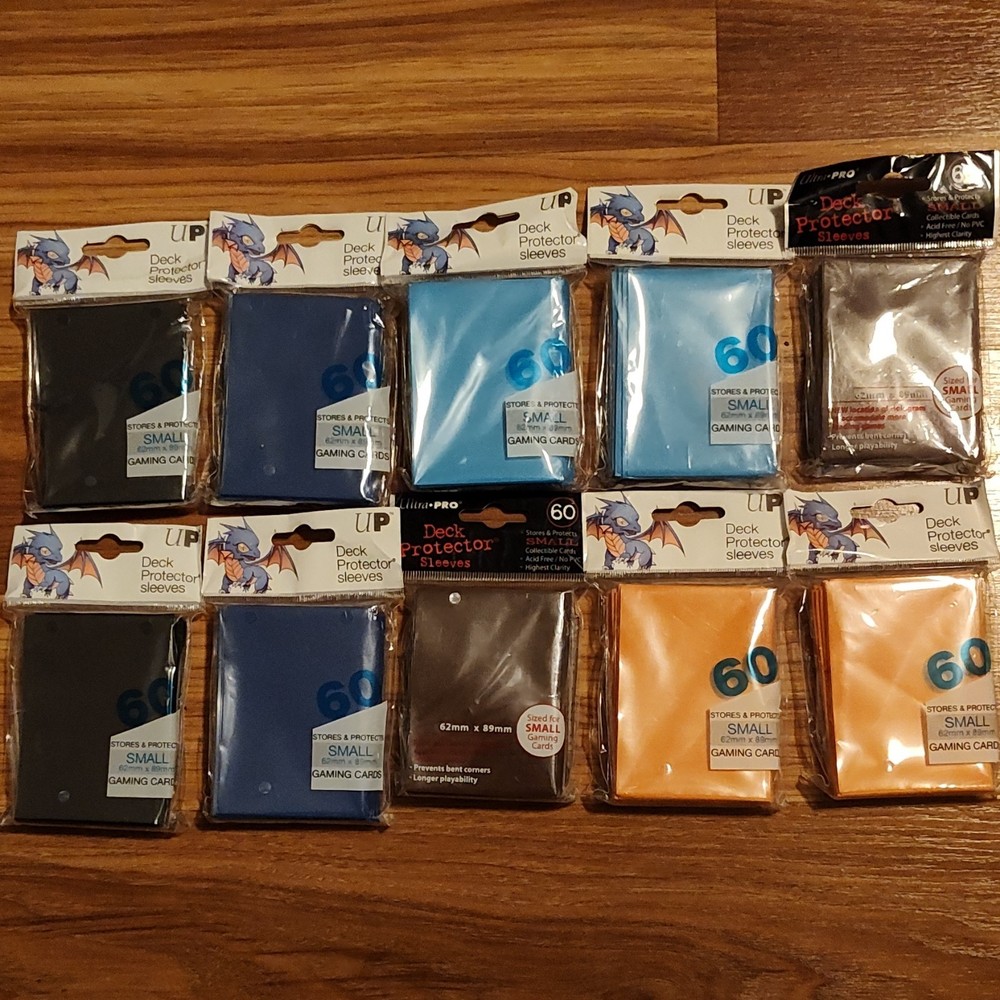 Ultra PRO Deck Protector Sleeves Small Card Assorted Colors 60 Count