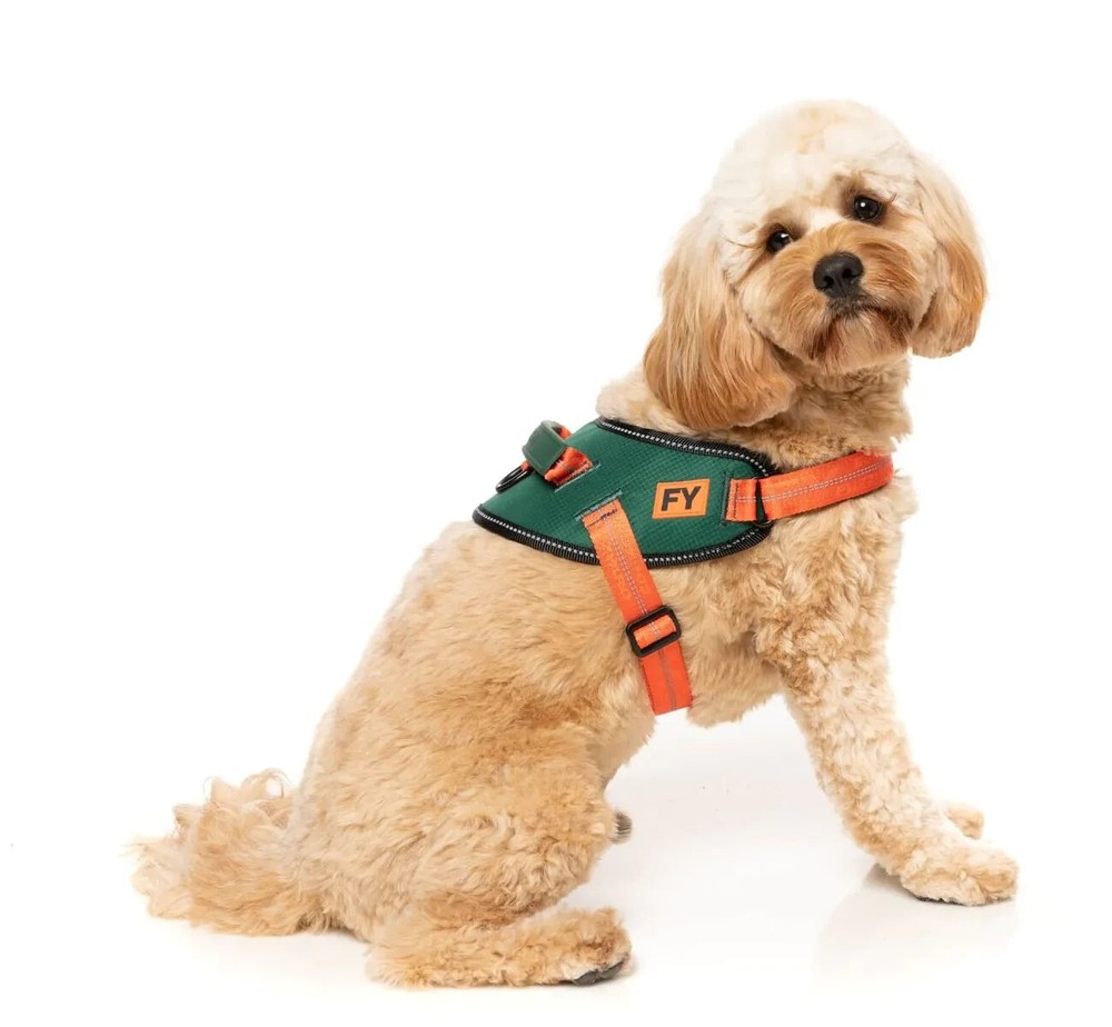 FuzzYard Flash Harness Commando Adjustable Dog Vest w/ Handle Reflective Size M