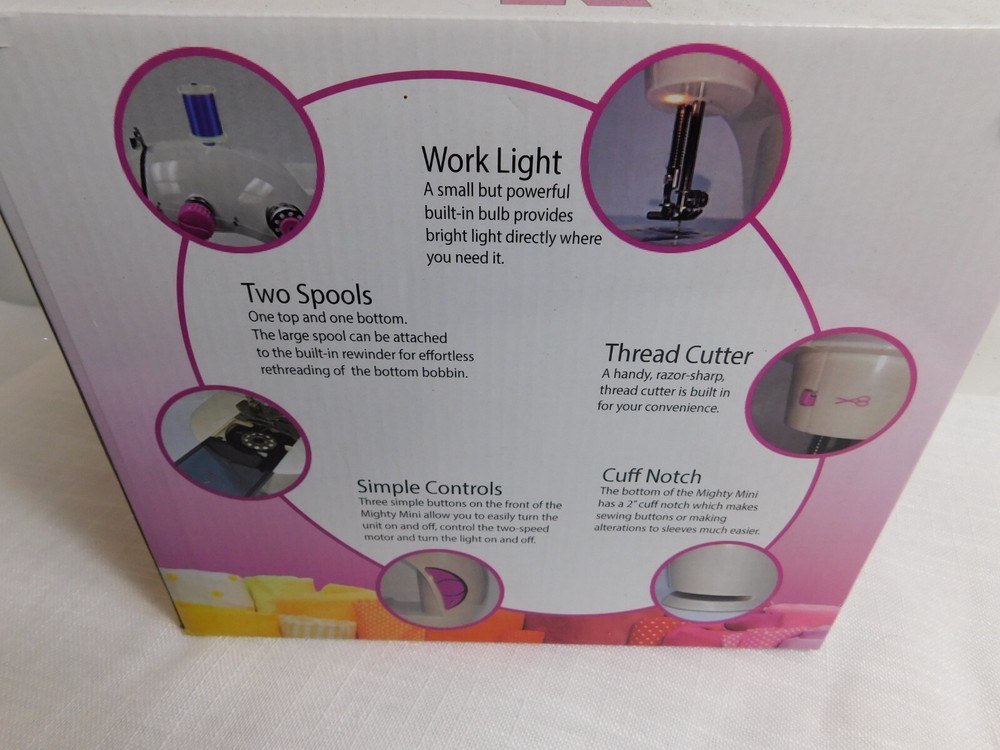 E5 - Sew Mighty Mini Sewing Machine NIB