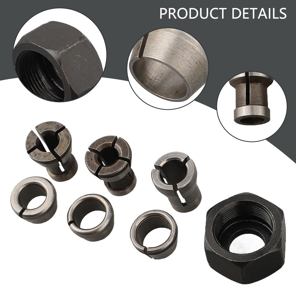 Premium M17 Split Bushing Collet Chuck Adapter Set for Woodworking Tools