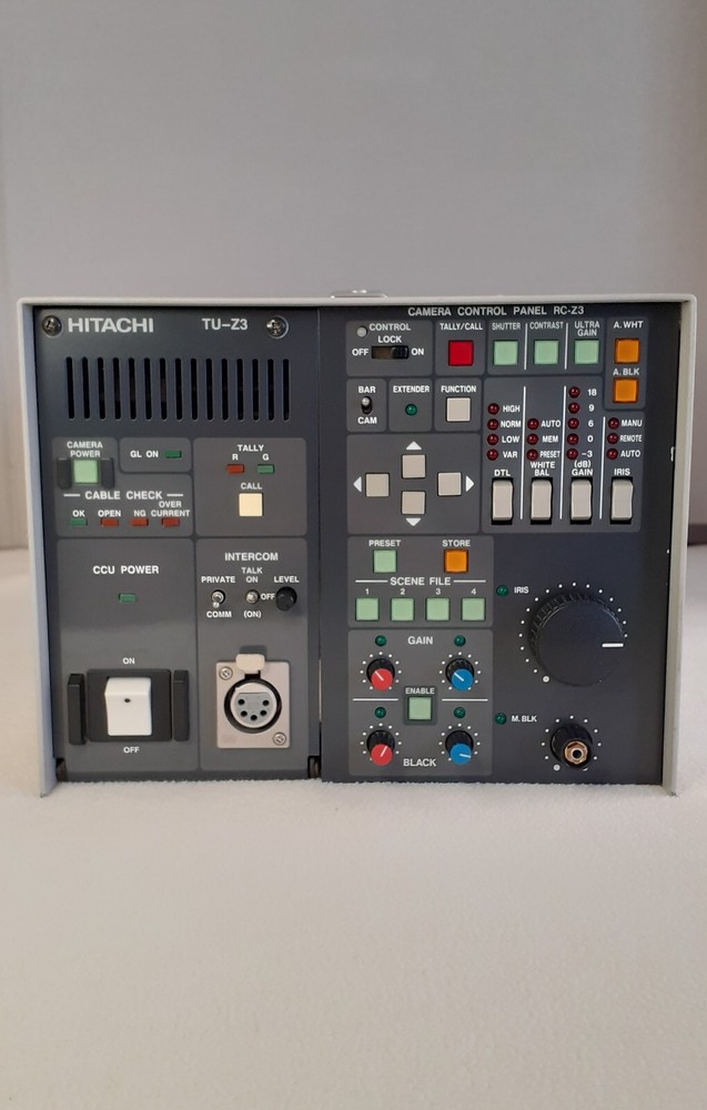 Hitachi Triax Base Station TU-Z3 & Camera Control Panel RC-Z3