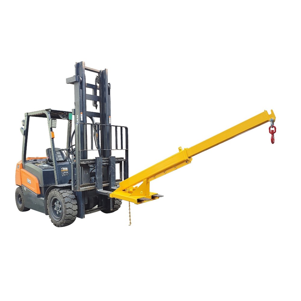 6600lbs Loading Forklift Mobile Crane, Forklift Extension Attachments Crane