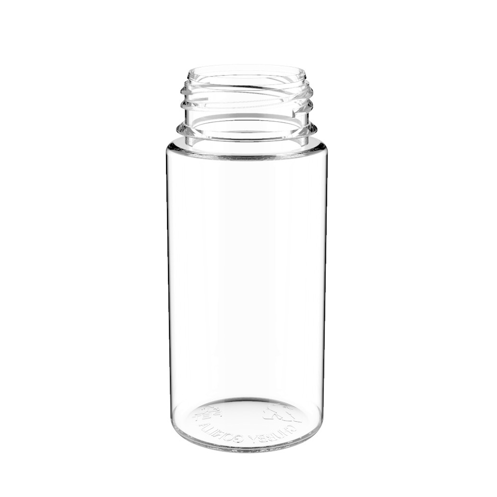 CHUBBY GORILLA 100ML V3 AUTHENTIC PET BOTTLES (5pack) CLEAR/NATURAL CAP
