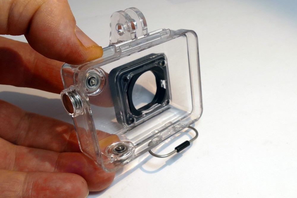 GoPro plastic waterproof hard housing Case missing back plate
