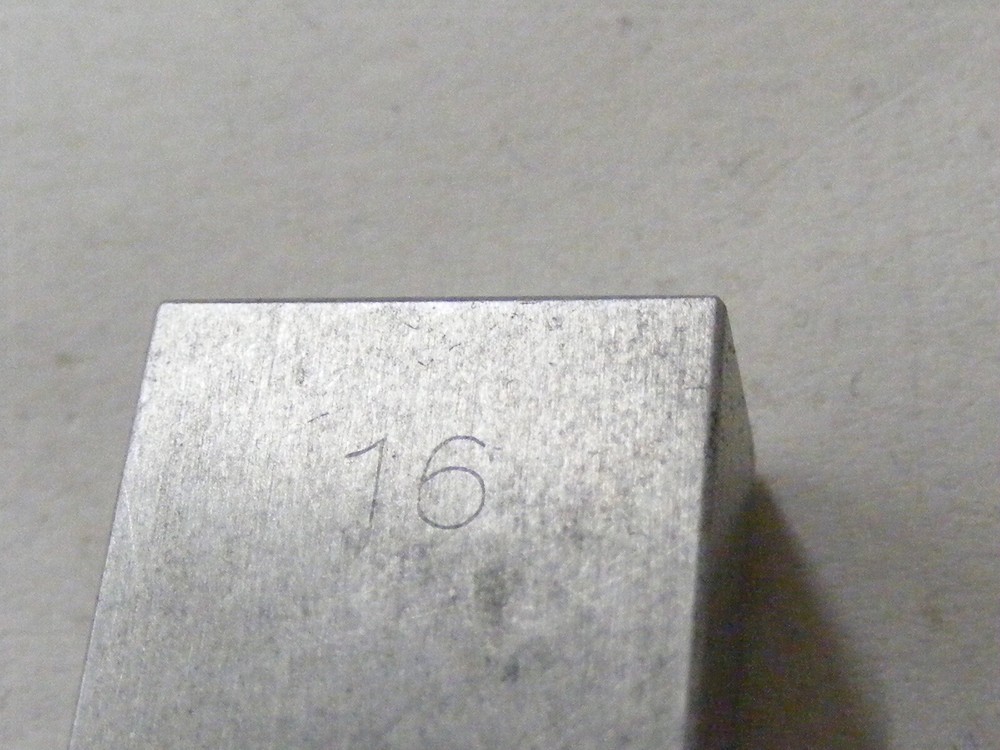 C.E. Johansson Gage Block Single 16mm (a31)