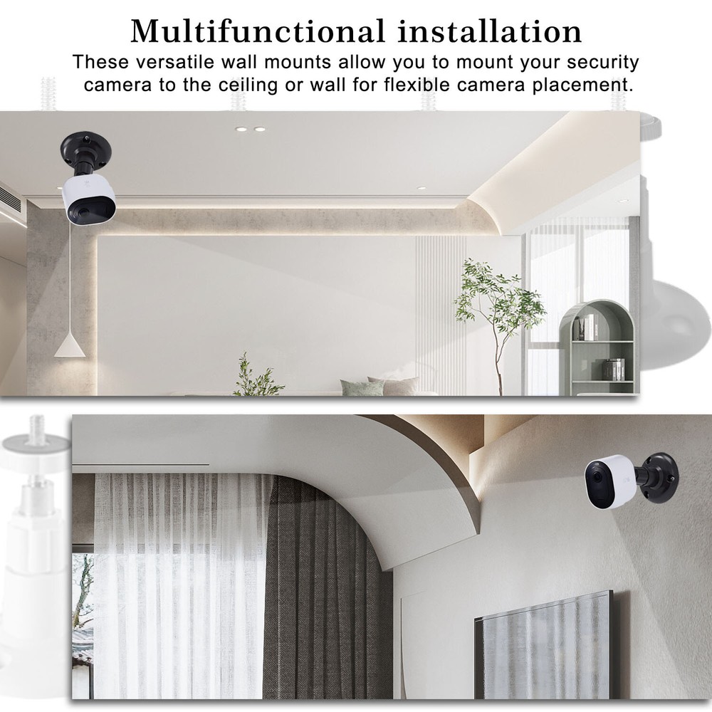 4 Pack Adjustable Camera Wall Mount Bracket Outdoor Indoor for Arlo Pro Security