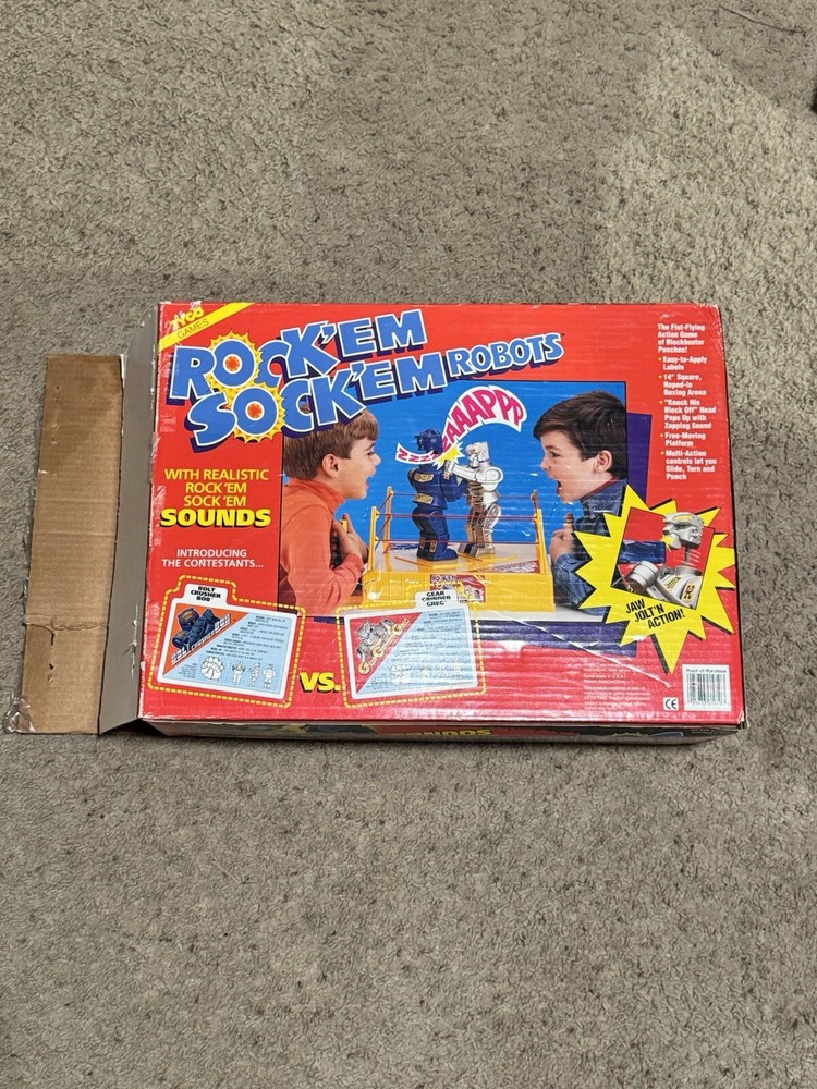 TYCO rockem sockem robots With Box