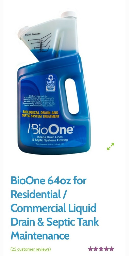 Bio-One 64 oz., Microbiobial Septic Treatment