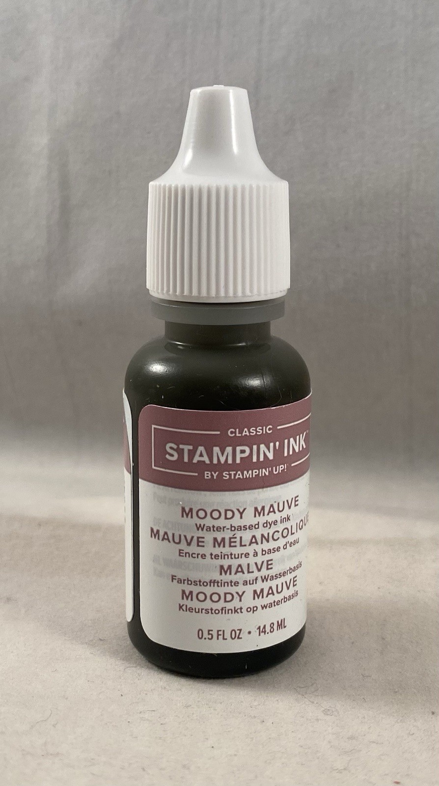 MOODY MAUVE Reinker by Stampin Up Classic Ink, Refill New 2508