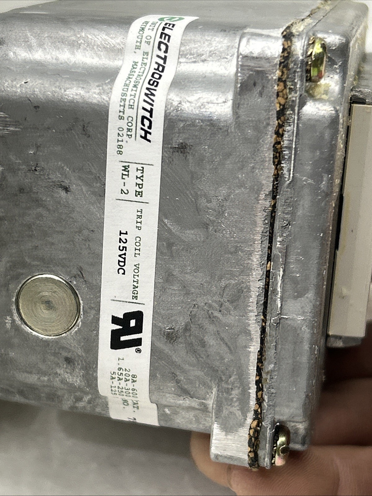 electroswitch rotary WL-2 796a200g06 Lock Out Relay Switch 480 Vac