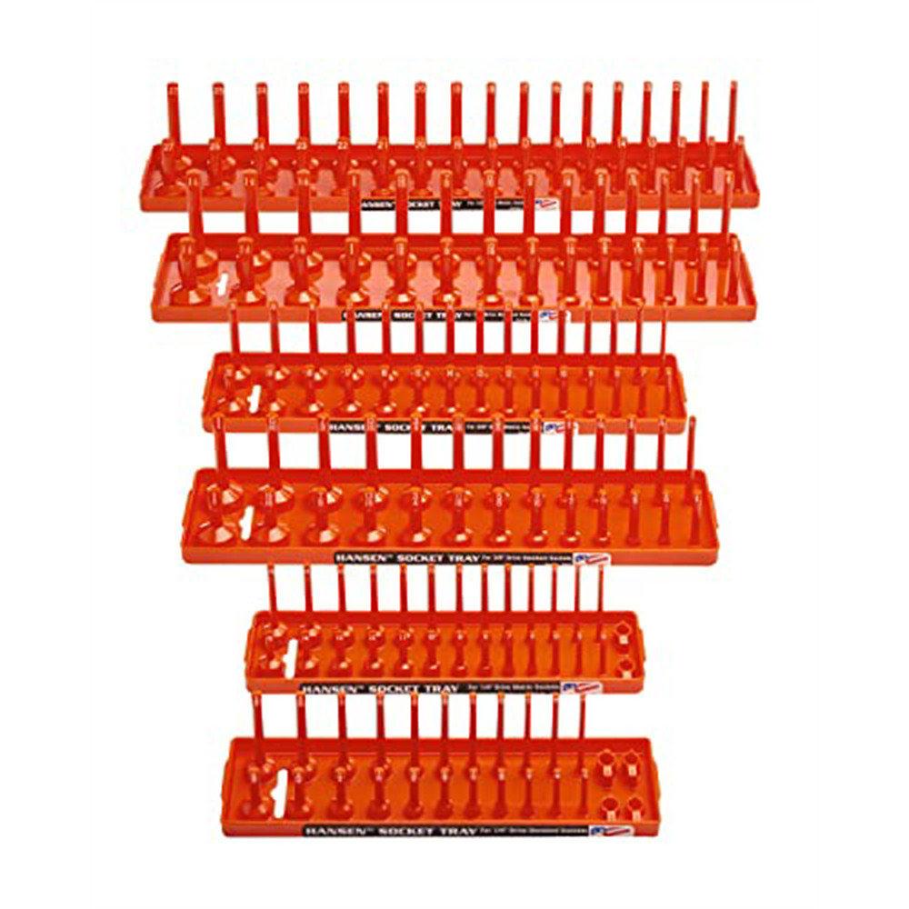 Hansen 92002 Hansen Global Socket Tray Six Pack, Orange