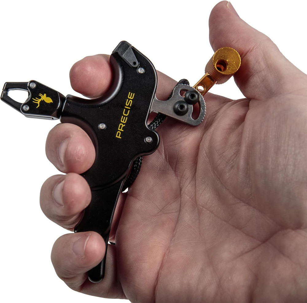 Precise Bow Release, 4-Finger T Handle Release, Includes Sling Wrist Strap, Torq
