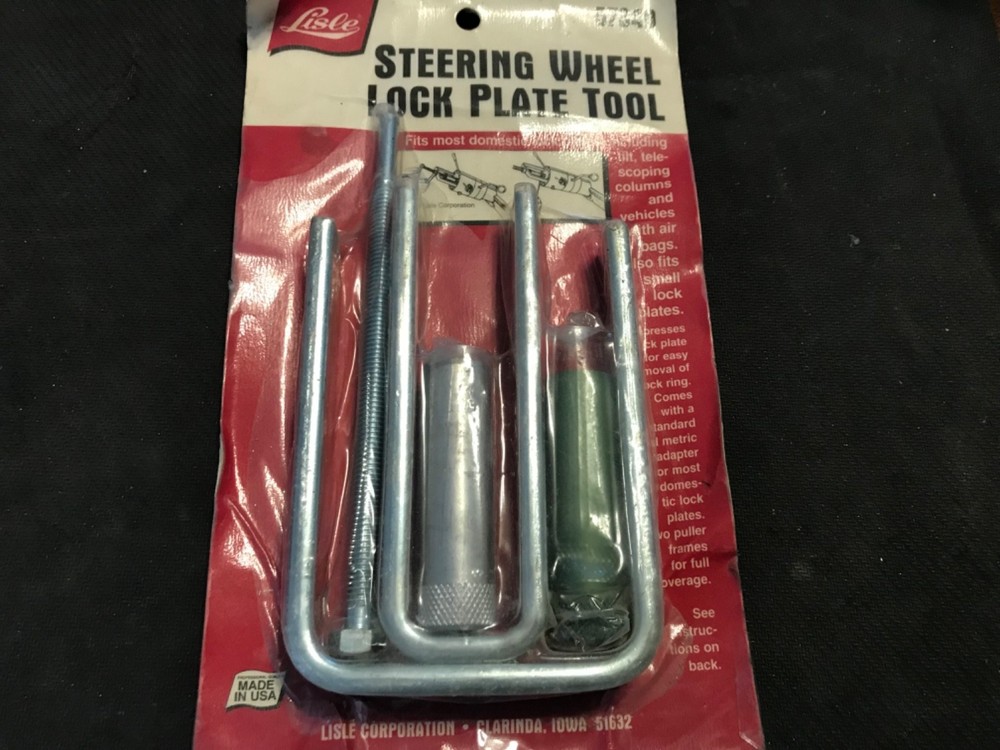 Lisle Tools Steering Wheel Lock Plate Tool Kit 57340