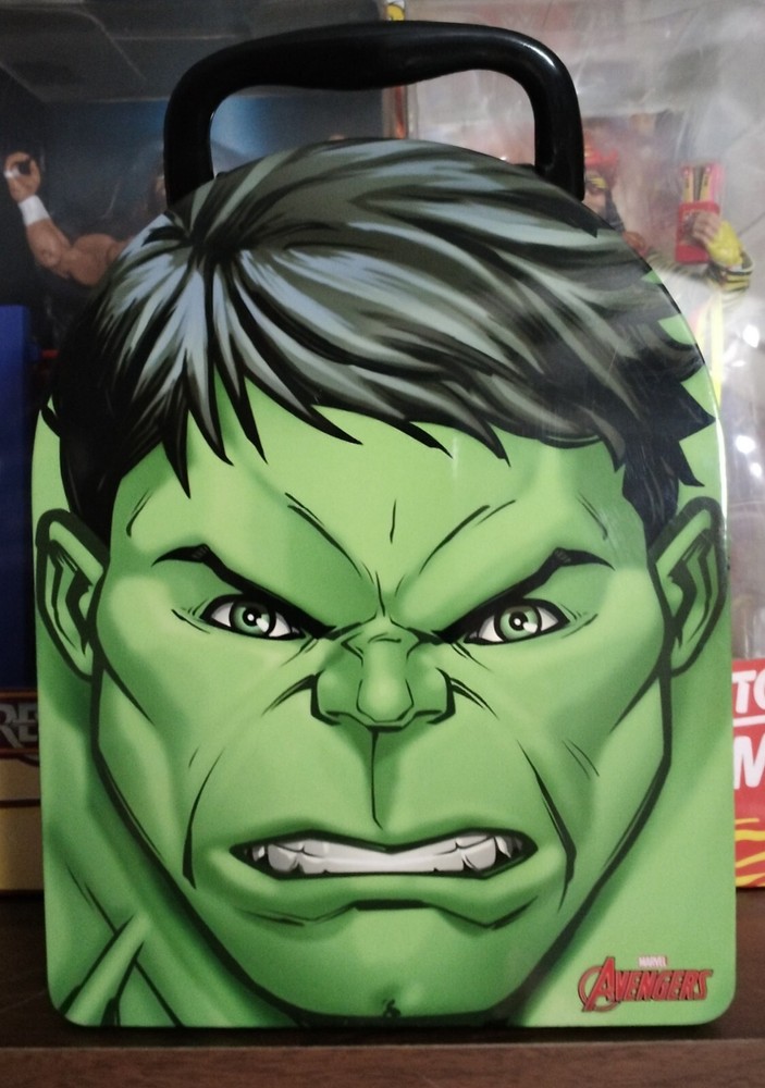 Marvel Avengers Hulk Tin Carrier 2019 Pre-owned Read Description