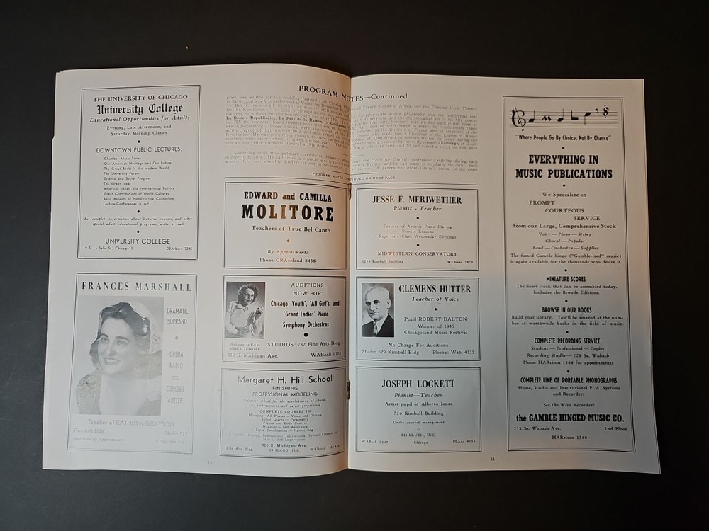 The Philadelphia Orchestra 47th Season 1946-47 Eugene Ormandy Playbill Program