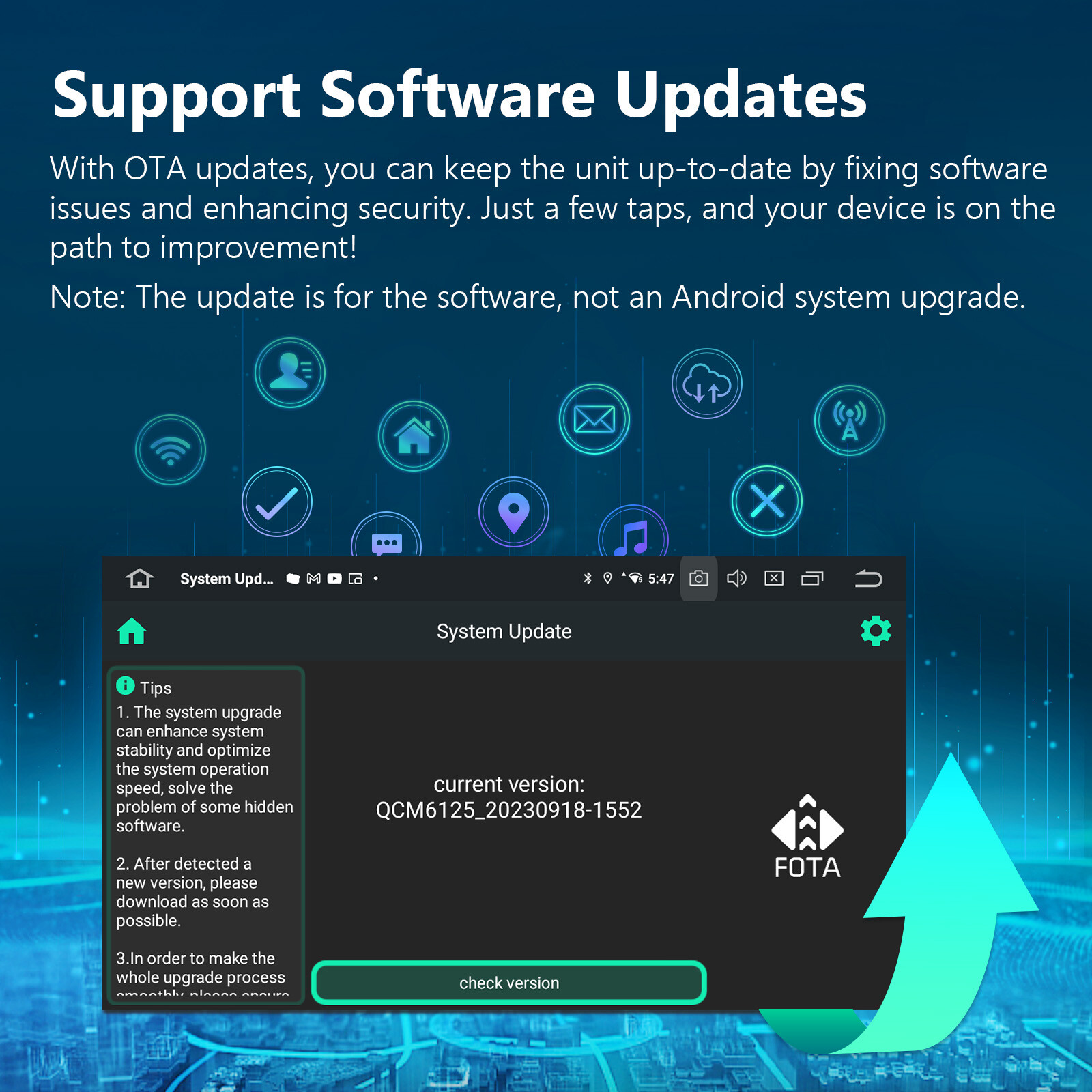 CAM+Car Stereo Android 12 8Core 4+64 For GMC Chevrolet Chevy Yukon Sierra Acadia