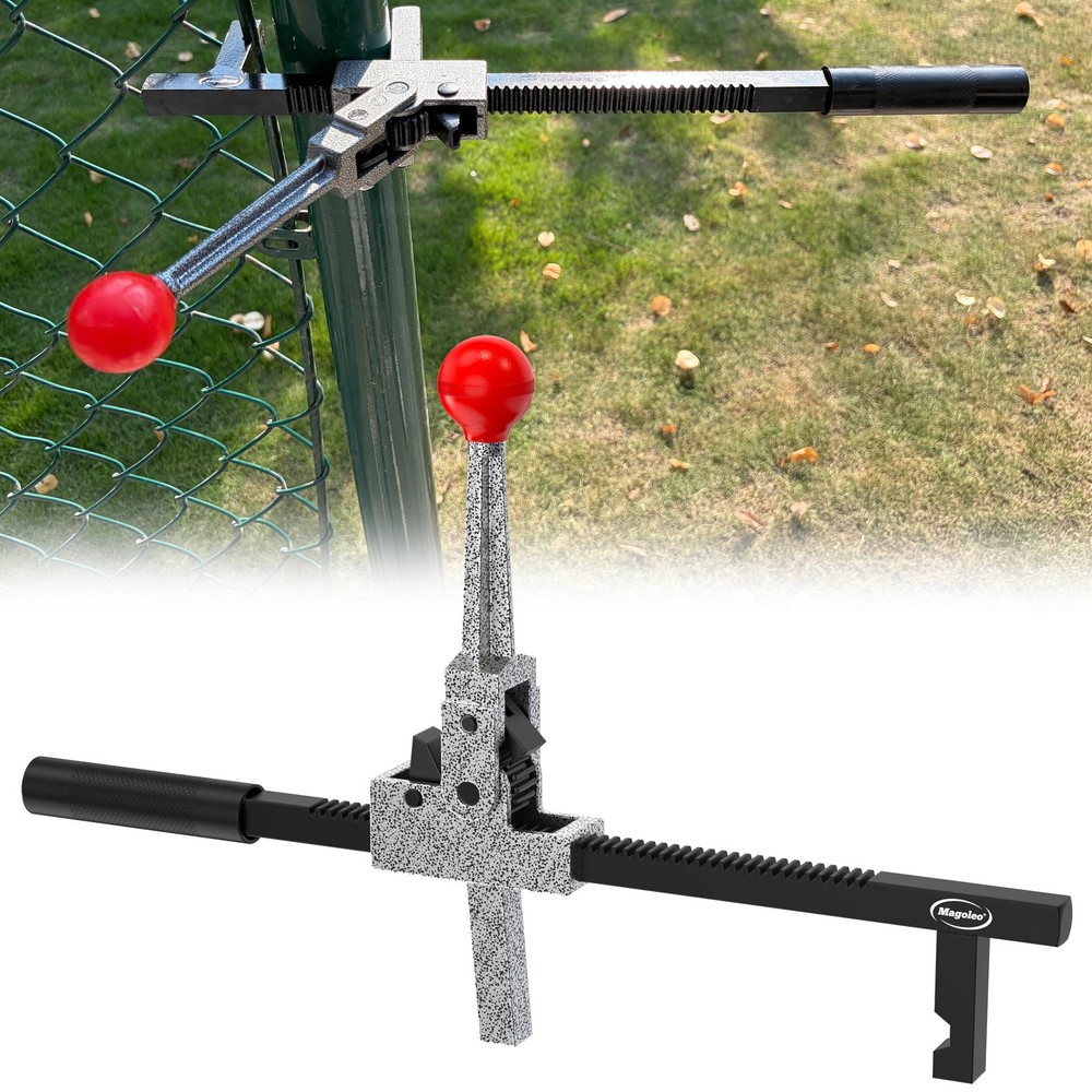 Chain Link Fence Stretcher Tool, Heavy-Duty Puller & Grey