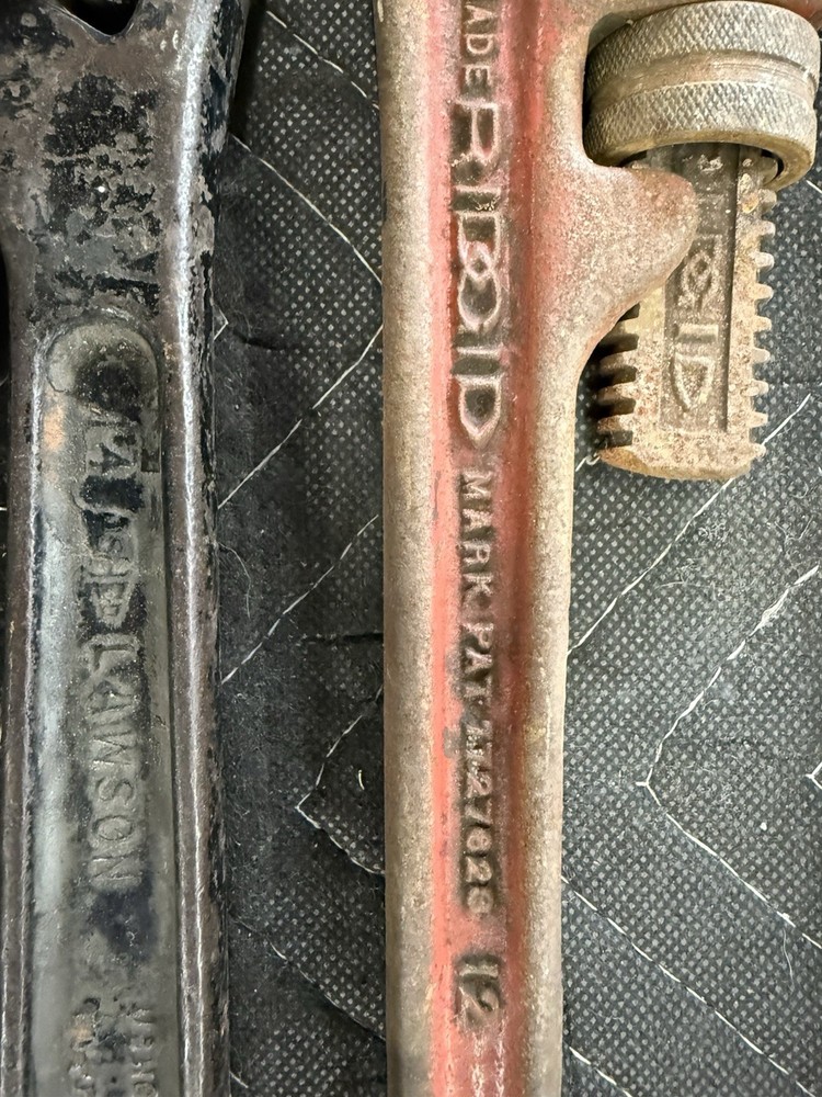Vintage Pipe Wrench Lot