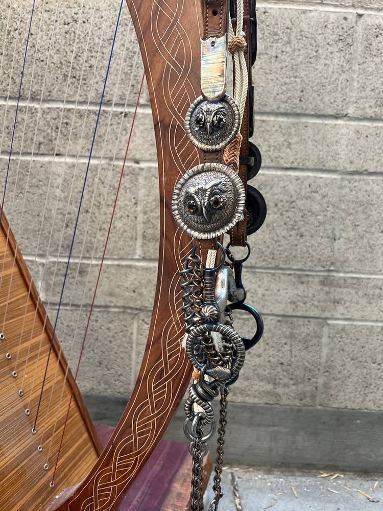 Sterling silver Owl bridle