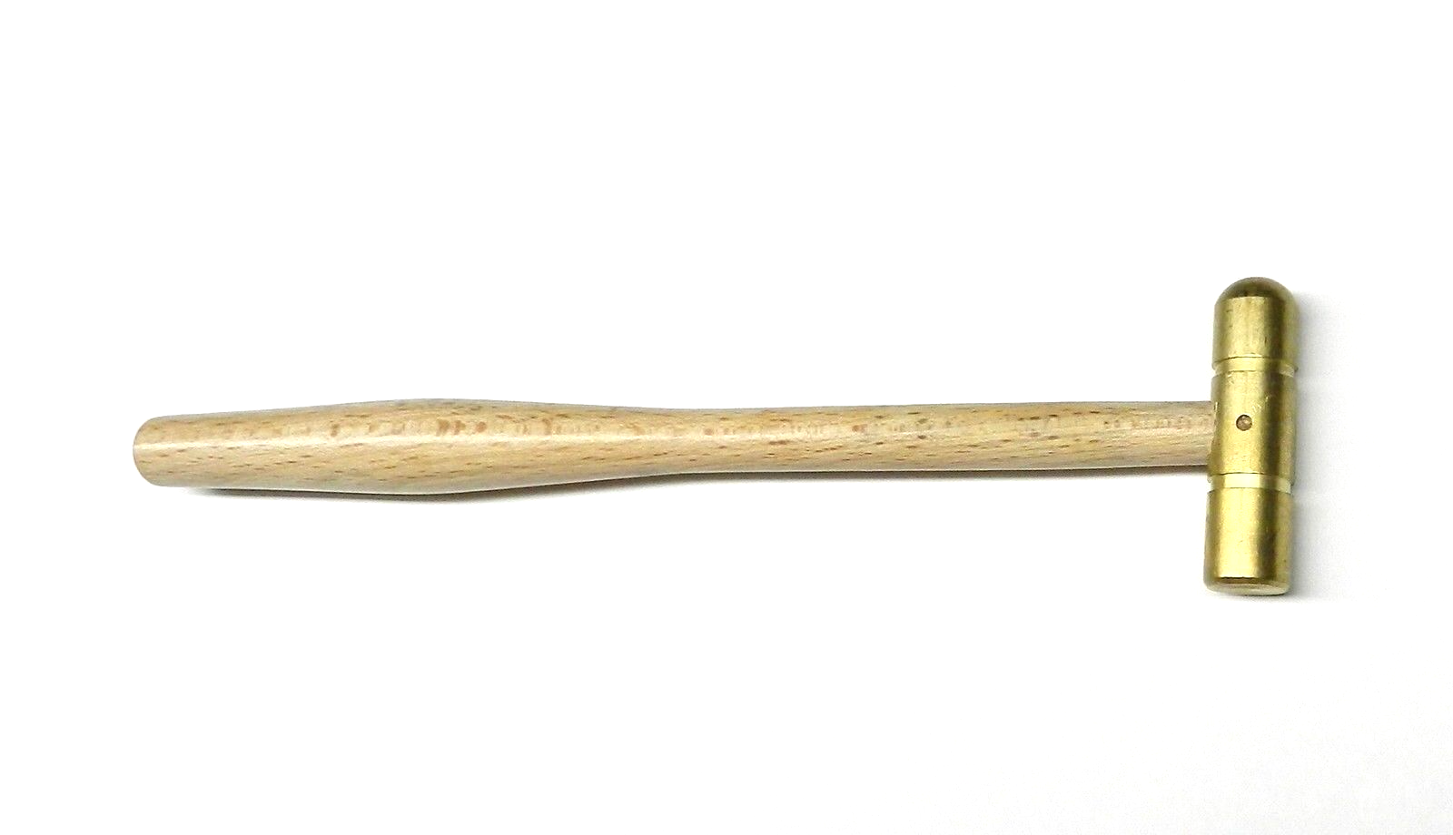 Brass Hammer Small Flat Face & Domed Head 2oz Solid Brass Jewelry Work Hammer